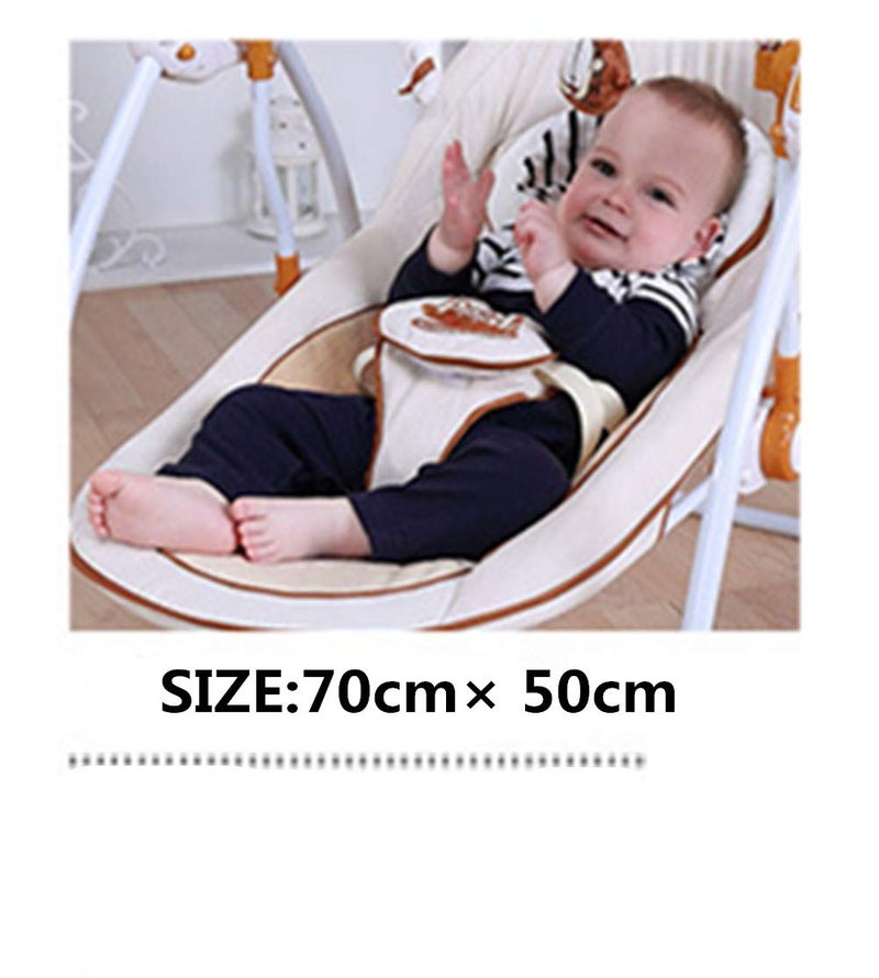 Monvecle 2pcs Pack Baby Infant Waterproof Cotton Changing Pads Washable Resuable Diapers Liners Mats Blue Bear 28" x 20" - Image 2